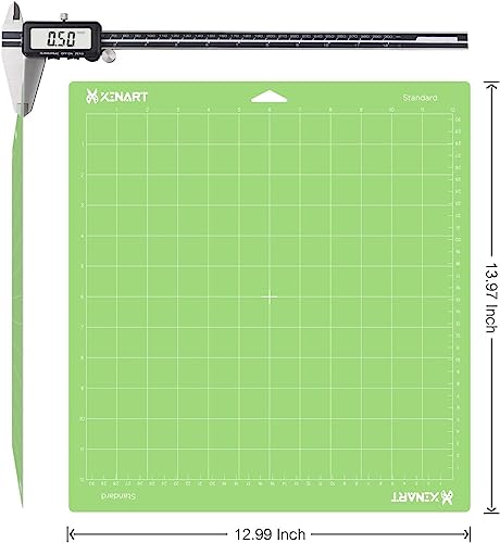Xinart Cutting Mats for Cricut Maker 3/Explore 3/Maker/Air 2,12x12 inch 3 Mats Standard Sticky Grip Green Replacement Cut Mat for Cricut XINART