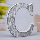 WOODOUNAI 8 Inch Wood Letters Unfinished Rustic Wood Letters for Wall Decor Decorative Standing Letters Slices Sign Board Decoration for Craft Home woodounai