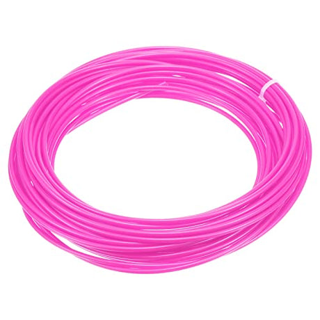PATIKIL Wicker Repair Kit, 33ft(10m) 2.5mm Round Synthetic Rattan Material Plastic Wicker Woven Set for DIY Craft and Weaving Basket Making, Pink PATIKIL