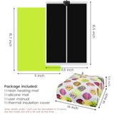 Epoxy Resin Heating Mat, Resin Curing Machine with Cover Timer, Quick Dry Tool Set Heater Coaster for Silicone Molds mCare