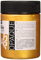 Pebeo Studio Acrylics HV 500 ml Precious Gold, 16.9 Fl Oz (Pack of 1) Pebeo