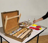 Bob Ross Master Artist Oil Paint Set Includes Wood Art Supply Carrying Storage Case Sketchbox w/Palette Jerry's Artarama