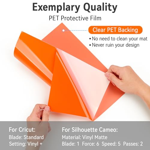 16 Pack Permanent Vinyl Bundle - Self Adhesive Vinyl Sheets for Cricut, Permanent Outdoor Vinyl Sheets for Home Decal, Mug, Ceramics,DIY Craft Lya Vinyl