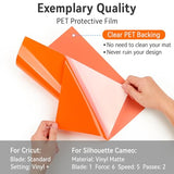 16 Pack Permanent Vinyl Bundle - Self Adhesive Vinyl Sheets for Cricut, Permanent Outdoor Vinyl Sheets for Home Decal, Mug, Ceramics,DIY Craft Lya Vinyl