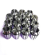F.L.S 15Pcs ER11 Spring Collet Set For CNC Super Precision Milling tool Gripping Range 1mm,1.5mm,2mm,2.5mm,3mm,3.5mm,4mm,4.5 mm,5 mm,5.5 mm,6 mm,6.5 F.L.S