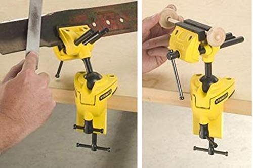 Stanley 1-83-069 MaxSteel Multi Angle Hobby Vice, Yellow/Black Stanley