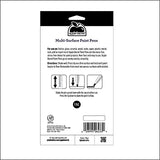 Apple Barrel, Set of 12 Multi-Surface Fine Tip Paint Pens, Perfect for Indoor and Outdoor Arts and Crafts Projects, 6233, Basic Apple Barrel
