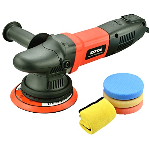 ZOTA Buffer Polisher, 15mm Long-Throw Orbital Polisher, 6-inch Dual Action Polisher 850w Polisher for Car Detailing with Variable Speed Soft - WoodArtSupply