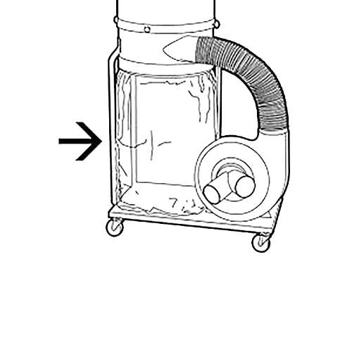 JET 20-Inch Clear Plastic Collection Bags (709563) Jet