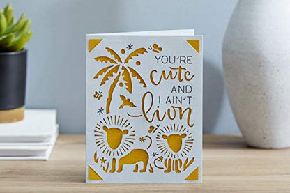 Cricut 2007254 Joy Insert Cards - DIY greeting card for Baby Shower, Birthday, and Wedding - Sensei Sampler, 12 ct, Small - WoodArtSupply