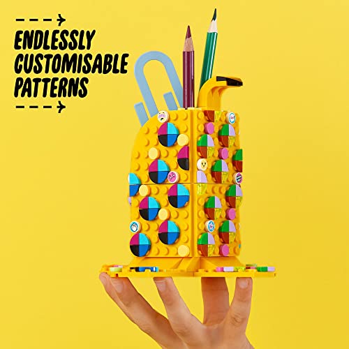 LEGO 41948 DOTS Cute Banana Pen Holder, Arts and Crafts Set, Toy Pencil Pot Desk Organizer, DIY Bedroom Accessories, Gifts for Kids, Girls & Boys 6 LEGO