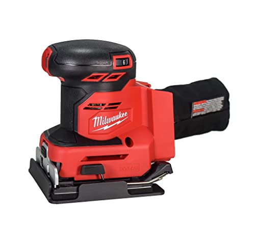 Milwaukee 2649-20 M18 18V Lithium-Ion Cordless 1/4 in. Sheet Orbital Sander (Tool-Only) - WoodArtSupply