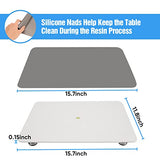 Resin Leveling Table 16" x 12" Leveling Board for Epoxy Resin Supplies White Adjustable Self-Leveling Epoxy Resin Table and Art Projects SCOPRI