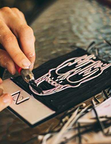 Bastex 5 in 1 Linoleum Cutter Tools. 5 Blade Set for Lino Cutting, Linograph Printmaking Stamp. Great Cutters for Rubber Stamps, DIY Carving, Blocks, Bastex