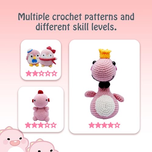  Oududianzi Crochet Kit for Beginners, Cute Animal