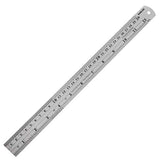 3 Pack Stainless Steel Ruler 16 inch 6 inch and 12 inch Metal Ruler Kit with Conversion Table Metric Straight Edge Linear Measurement Ruler SAMLOO