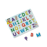Melissa & Doug Disney Wooden Peg Puzzles Set: Letters, Numbers, and Shapes and Colors - Letters And Number Puzzles, Disney Puzzles, Wooden Puzzles Melissa & Doug