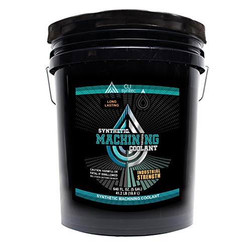 Premium Synthetic Machining Coolant - 640 FL. OZ. (5 Gallon) Cutting/Grinding/Sawing CLIsyntec