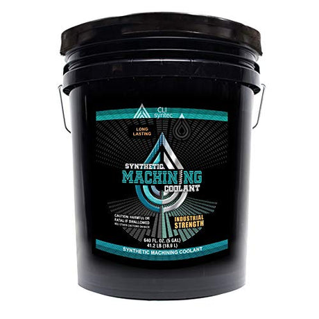 Premium Synthetic Machining Coolant - 640 FL. OZ. (5 Gallon) Cutting/Grinding/Sawing CLIsyntec