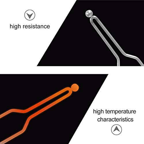 9pcs Wood Burning Machine tip Wood Burning Ball Tips Wire Nibs Pyrography Wire Tip Pyrography Wire Tips for Wood Burning high impedance Tips Machine SUPVOX