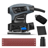 Hammerhead 2.0-Amp 1/4 Sheet Palm Sander with 12pcs Sandpaper– HAPS020 Hammerhead