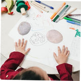 KALLORY 10pcs Painting Pebbles River Polished Pebbles Smooth Rocks for Painting Rock Painting for Kids Painting Rocks for Kids Bundle River Painted KALLORY