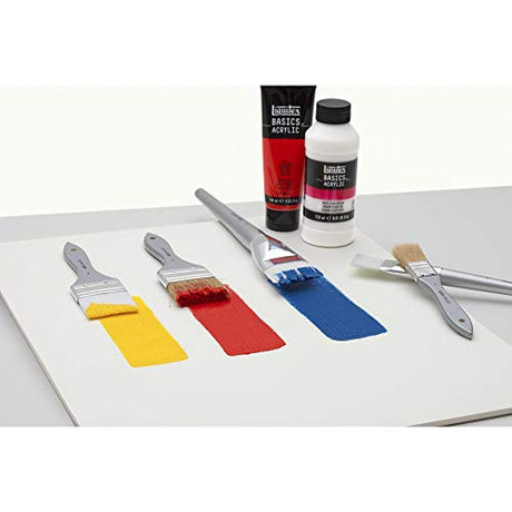 Liquitex BASICS Large Scale Brush Set, Synthetic Hair, Set of 3 Liquitex