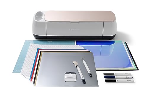 Cricut Maker Bundle, Includes Cricut Maker Cutting Machine, Iron On Vinyl, Premium Vinyl - Permanent, Holographic Iron On Vinyl, Transfer Tape,