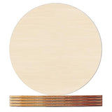 HILELIFE Wood Rounds for Crafts 10 Inch - 5 Pack Wood Round, Unfinished Wood Circles for Crafts, Round Wooden Discs, Circle Wood Sign Blank HILELIFE
