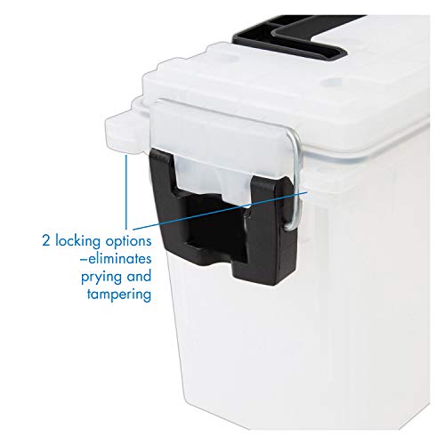 Plastic Storage Box Stackable Handle Locking Art Supply Containers