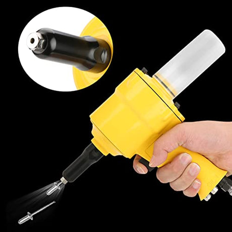 Acogedor Air Rivet Gun, Pneumatic Riveter, Pistol Grip Rivet Gun, Air Powered Riveting Tool, 2.4/3.2/4/4.8mm Acogedor