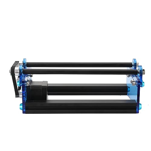 COYWEH Laser Rotary Y-axis Roller, Laser Engraver Rotary Attachment for Engraving Cutting Cylindrical Objects Cans COYWEH