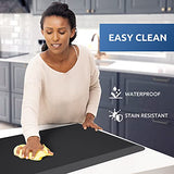 KitchenClouds Kitchen Mat Cushioned Anti Fatigue Rug 17.3"x28" Waterproof, Non Slip, Standing and Comfort Desk/Floor Mats for House Sink Office KitchenClouds