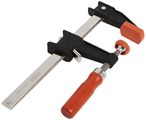 Bessey Clutch Style Bar Clamps - 6 In 600 lb - GSCC2.506 - Woodworking Clamps with Ergonomic Handle, Non-Marring Pads, Durable Cast-Iron Jaws & Bessey