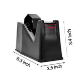 Tape Dispenser, Heat Press Tape Dispenser, Desk Heat Tape Dispenser 6.3 x 2.5 x 3.4 Inch, Holder Fits 1" and 3" Core (Black) AWEI AZHI