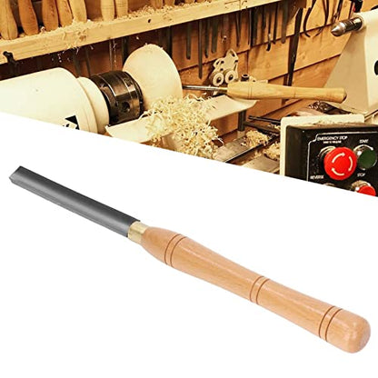 Wood Lathe Chisel, Bowl Gouge Woodturning, Roughing Gouge Lathes Turning Tool Wood Lathe Chisel Beach Handle HHS Middle Inner Arc Blade Turning Tool - WoodArtSupply