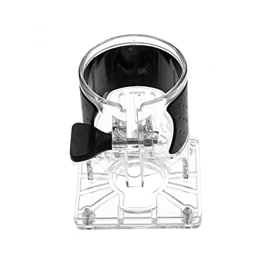 Cozyel 110V 800W Palm Router Electric Hand Trimer Wood Router 1/4" Collets Woodworking Tool Laminate Trimer, Red Cozyel