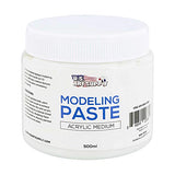 U.S. Art Supply Modeling Paste Acrylic Medium, 500ml Tub U.S. Art Supply