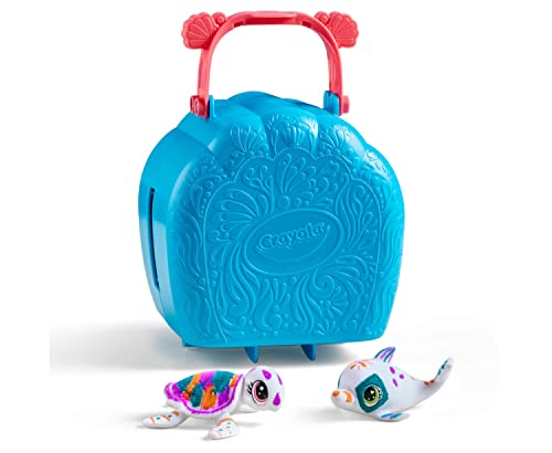 Crayola Scribble Scrubbie Pets, Ocean Animals Playset, Color & Wash Creative Toy, Gift for Kids, Age 3-6 Crayola