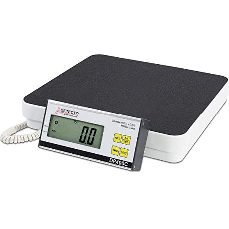 Detecto DR400C Healthcare Scale, Digital, 400 lb x .5 lb / 180 kg x .2 kg Detecto