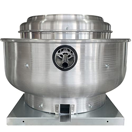 FICBXRA Restaurant Hood Grease Rated Exhaust Fan- Truck Exhaust Fan High-Exhaust Fan Speed Direct Drive Centrifugal Upblast Exhaust Fan 0.5HP 110 FICBXRA