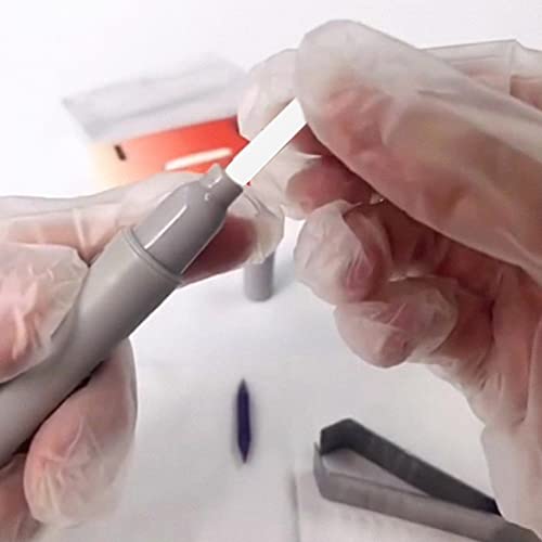 VICASKY 20pcs Acrylic Marker Pen Replacement Tip Plastic Paint Pen Tip 0.7mm Universal Marker Pen Tips 0.7mm VICASKY