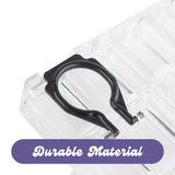 Falling in Art Airtight Paint Palette, 24-Well Storage Palette Box with Thumb Grip, Leakproof Travel Palette Case for Watercolor, Acrylic Paints, Falling in Art