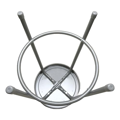 Alera ALEIS6624G 24 in. Seat Height Backless Industrial Metal Shop Stool - Brown Alera