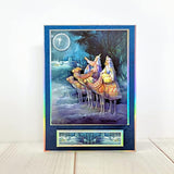 Katy Sue Nativity-Themed Paper Tole 3D Die Cut Decoupage Selection Pack. Contains 12 Die-Cut Sheets in Letter Size (4 Designs, 3 Copies of Each Katy Sue