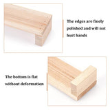 CHGCRAFT Wood Artist Leaning Bridge Hand and Wrist Leaning Bridge Hand Drawing Stand Wrist Rest Wood Bridge Tool for DIY Ceramic Clay Tools Antique CHGCRAFT