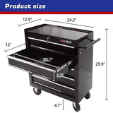 MHEOMTME 5-Drawers Tool Cabinets On Wheels, Rolling Tool Chest with Drawers, Craftsman Tool Box with Keyed Locking System, Tool Storage Organizer for MHEOMTME