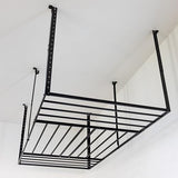 StoreYourBoard 4 x 8 Garage Storage Rack, Ceiling Shelf Overhead Organization, Heavy Duty Steel Platform Holds 700 lbs, 96 in. x 48 in. x 40 in. StoreYourBoard