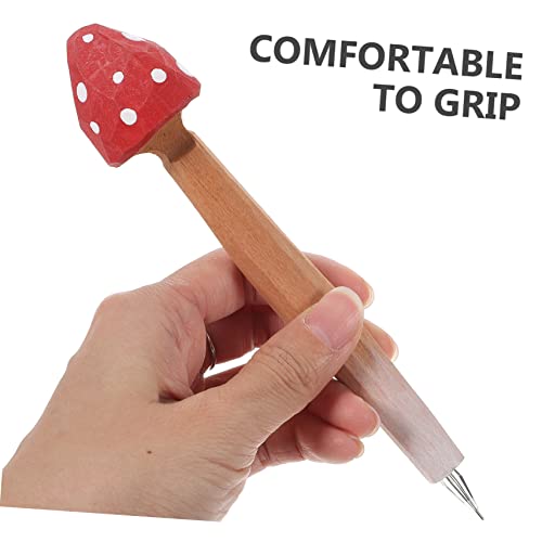 Operitacx Wooden Engraving Pen Ink Stripe Writing Pen Prizes Exchange Pens School Classroom Pens Easter Gift Pen Wood Ballpoint Pens Wood Gifts Operitacx