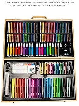 85 Piece Deluxe Wooden Art Supplies, Art Kit with Easel and